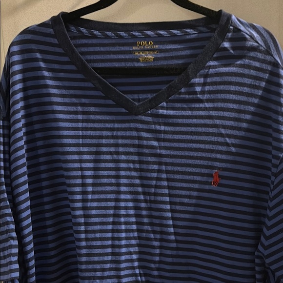 🦸‍♂️Big & Tall -Polo by Ralph Lauren Blue Long Sleeve Tee - Picture 1 of 3